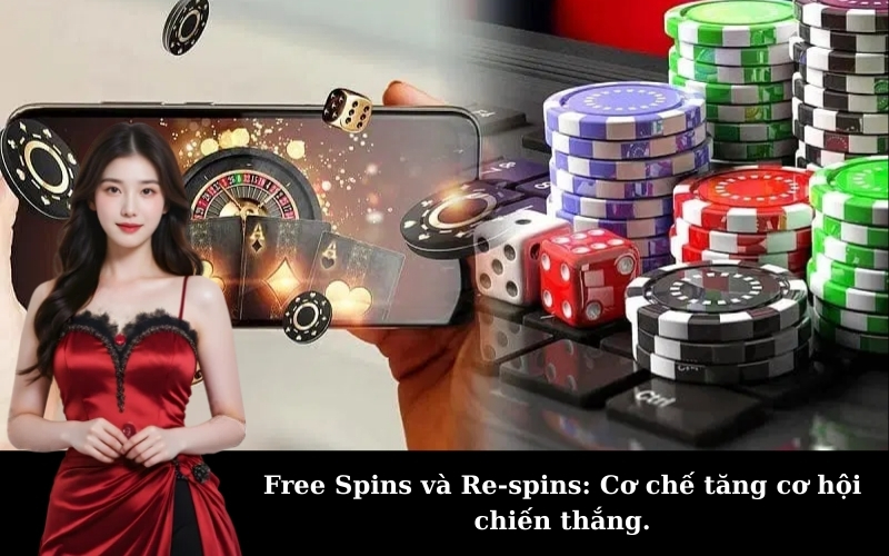 Free Spins và Re-spins: Cơ chế tăng cơ hội chiến thắng.