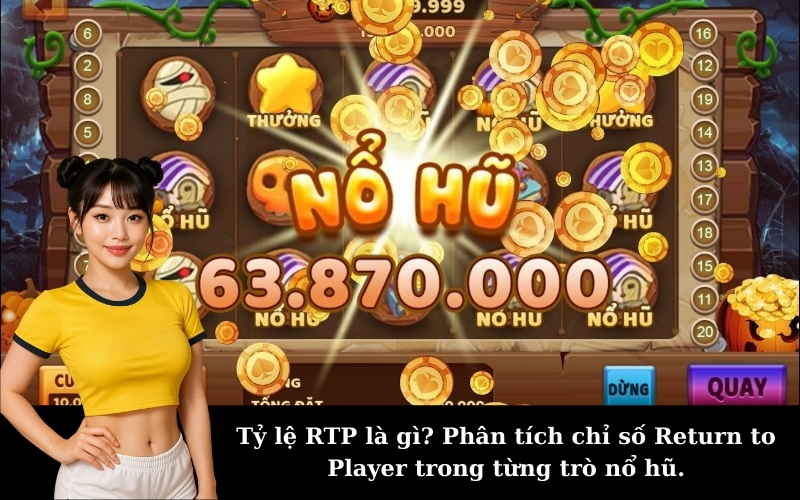 Tỷ lệ RTP là gì? Phân tích chỉ số Return to Player trong từng trò nổ hũ.