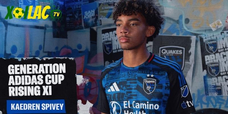 KK Spivey sinh năm 2009, là tài năng sáng giá của San Jose Earthquakes
